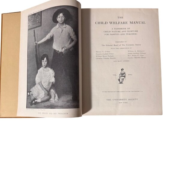 The Child Welfare Manual Set Of 2 Volumes 1915 Handbook For Parents & Teachers - Picture 3 of 16